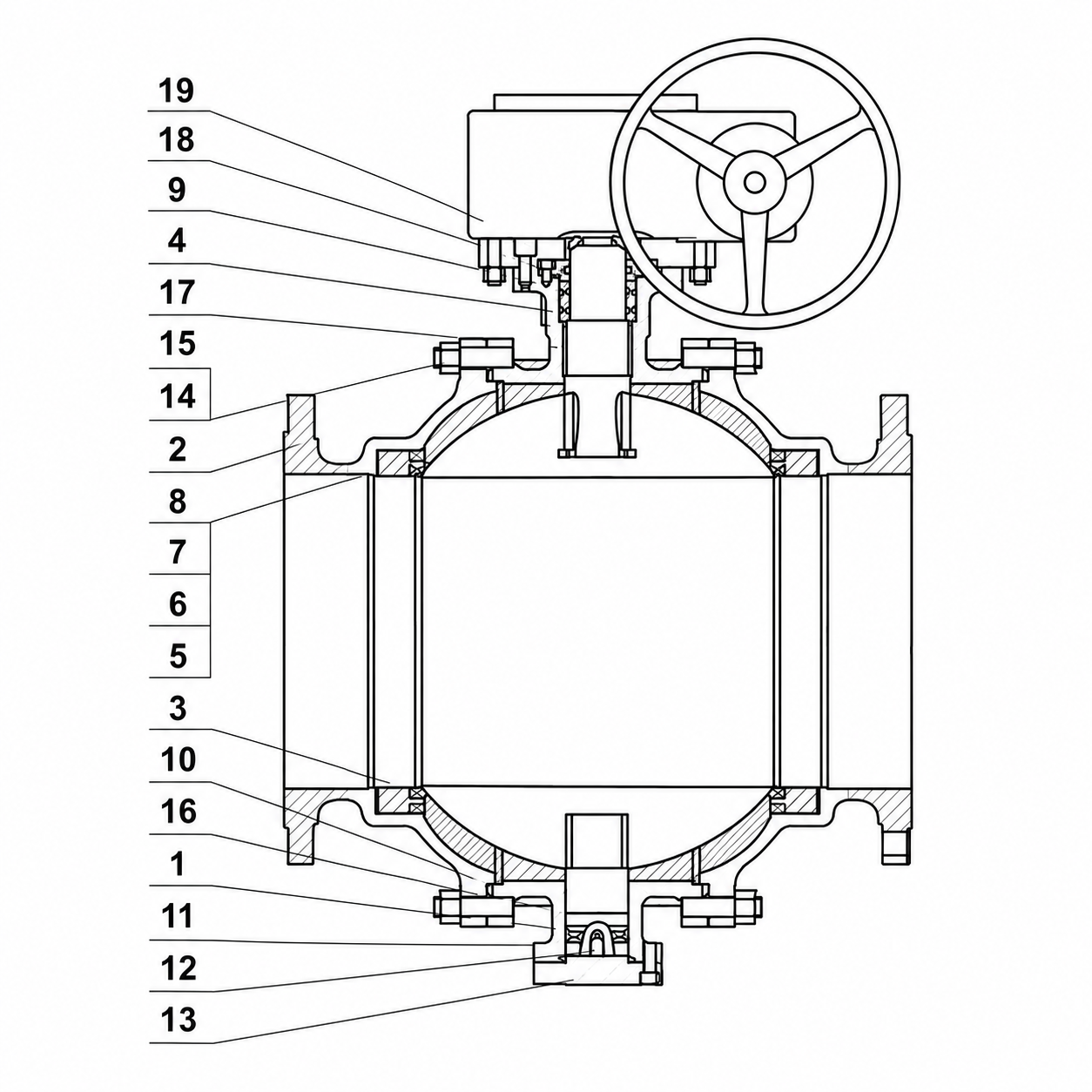 Fixed Ball Valve HN106
